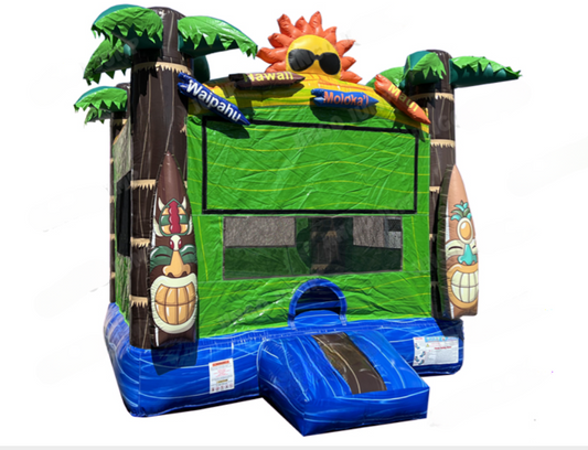 Aloha Jungle Bouncer 13×13 FREE SHIPPING!!