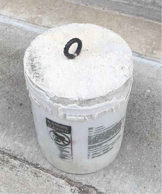 5Gal. Concrete weight covers (polyester)