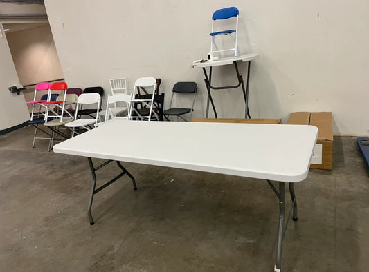 6ft Rectangular Folding Table (commercial)
