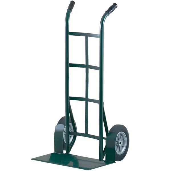 1,000 lb. Super Steel Dual Handle Hand Truck with 10" Solid Rubber Wheels